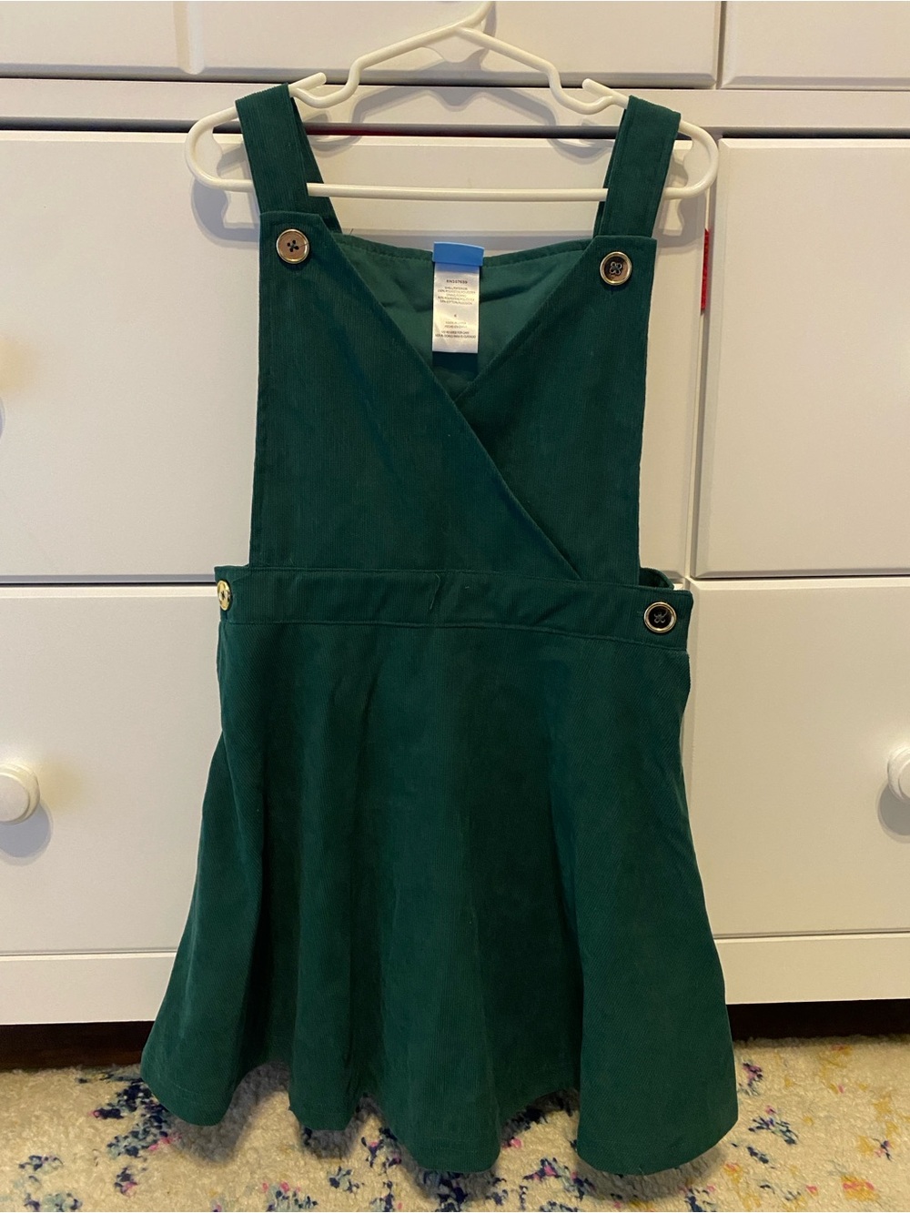 Draper James Dark Green Corduroy Dress / Size 6 / VGUC